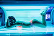 © mnelen.com - slim sexy girl is in the solarium, wants a beautiful even tan