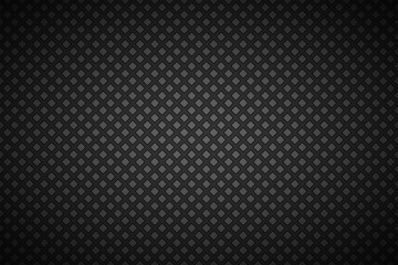 Wall Mural - black and grey abstract background with outline of squares, simple vector illustration