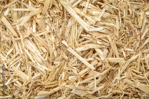 Fotomural dry raw straw bale background
