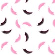 © sasa - Lashes vector pattern with pink glitter effect