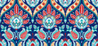 Vector seamless colorful pattern in turkish style. Vintage decorative background. Hand drawn ornament. Islam, Arabic, ottoman motifs. Wallpaper, fabric, wrapping paper print.