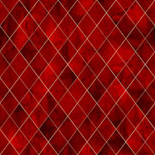Argyle Bloody Grunge Watercolor Seamless Pattern