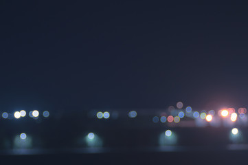 night boke light city background defocused