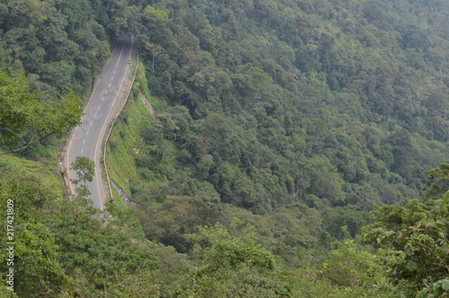 Wayanad Hair Pin Bend View Kerala India Buy This Stock Photo