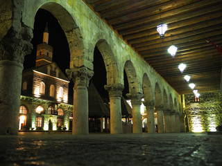 Wall Mural - turkey diyarbakir great mosque night view