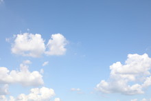 Cloudy Blue Sky Abstract Background, Blue Sky Background With Tiny Clouds