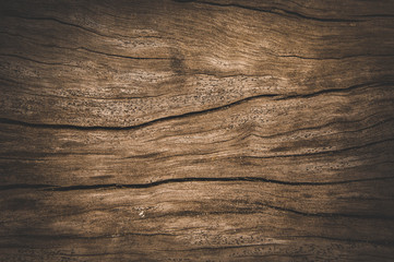 Wall Mural - Old wood texture , dirty surface wooden background , brown wood dark style