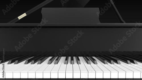 グランドピアノ 鍵盤 正面 寄り Stock イラスト Adobe Stock