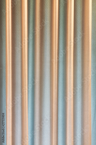 White transparent curtain