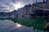 Fototapeta  - Reflet du port de Honfleur