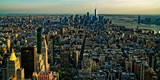 Fototapeta Mosty linowy / wiszący - New york vu d'en haut