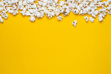 Popcorn On A Yellow