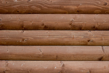 Wall Mural - Brown wooden planks texture 