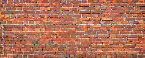 brick wall background, red ...