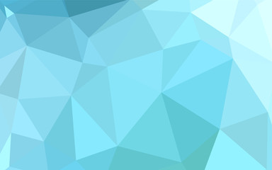 Wall Mural - light blue, green vector abstract mosaic pattern.