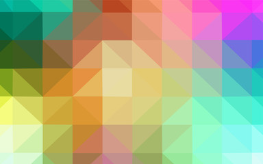 Light Multicolor vector polygon abstract layout.