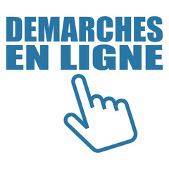 Sticker - Logo démarches en ligne.