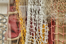 Fishing Nets In A Window Display