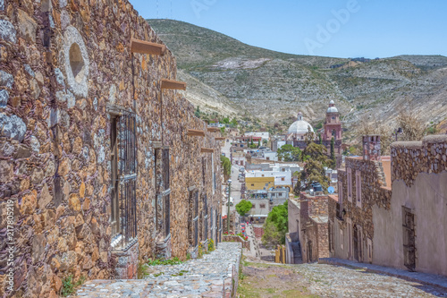 Beautiful Real de Catorce ghost town in San Luis Potosi, Mexico