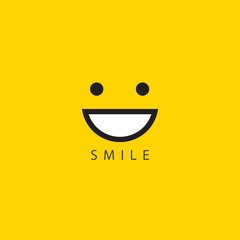 Smile Vector Template Design Illustration