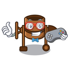 Sticker - Gamer concrete mixer mascot cartoon