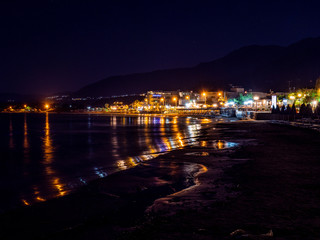 Beach at night