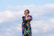 © Solomkina Viktoria - photo session in the nature cute pregnant girl