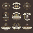 © provectors - Oktoberfest celebration beer festival labels, badges and logos set