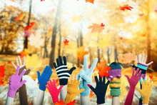 Autumn Family Hands 