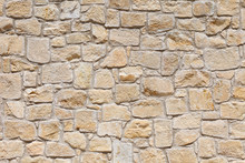 Wall Of Light, Yellow Sandstone. Background Image, Texture.