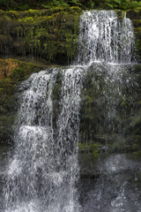 Sgwd yr Pannwr waterfall, Brecon Beacons National Park, Wales