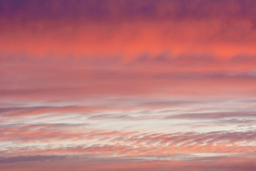 Wall Mural - Background of the evening sky and amazing clouds.