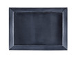 © Julija - Empty square blackboard in black stylish frame. Mock up for text, modern home decor, back to school template, piece of classroom furniture, graduation card. Hand painted watercolour drawing on white.
