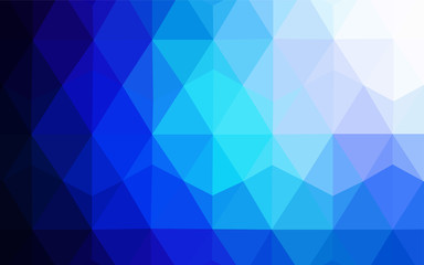 Light BLUE vector polygonal background.