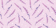 Pastel purple lavender repeat pattern design. Great for springtime modern fabric, wallpaper, backgrounds, invitations, packaging design projects. Surface pattern design.