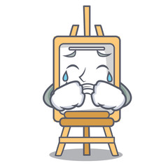 Wall Mural - Crying easel mascot cartoon style