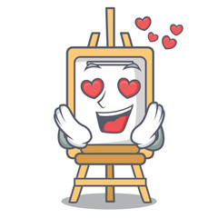 Sticker - In love easel mascot cartoon style