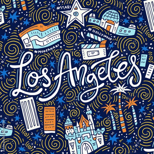 Fototapeta Los Angeles symbole-los-angeles