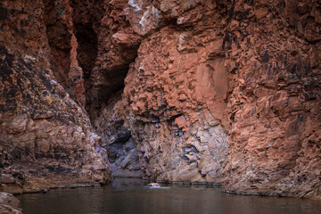 Wall Mural - swimming at Redbank Gorge