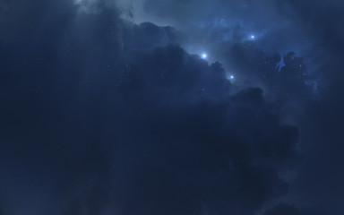 Wall Mural - awesome beautiful starfield somewhere in deep space. elements of this image furnished by nasa