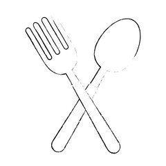 Canvas Print - fork and spoon cutlery