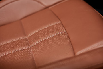 Wall Mural - Leather armchair of a luxury car