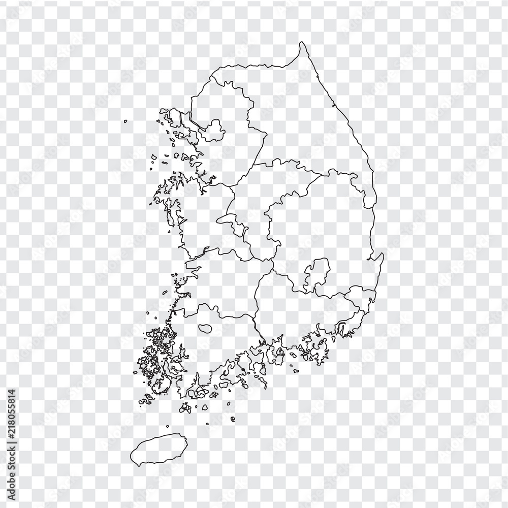 blank-map-south-korea-high-quality-map-of-south-korea-with-the-provinces-on-transparent-background-for-your-web-site-design-logo-app-ui-stock-vector-vector-illustration-eps10-stock-vector for Free Printable Map Of South Korea Blank map South Korea. High quality map of South Korea with the provinces on transparent background for your web site design, logo, app, UI. Stock vector. Vector illustration EPS10. Stock Vector | for Free Printable Map Of South Korea
