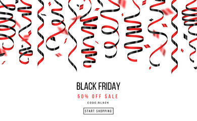 Wall Mural - Black Friday sale banner