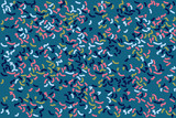 Fototapeta Kosmos - Abstract gemetric pattern with colored elements