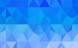 © smaria2015 - Light BLUE vector triangle mosaic cover.