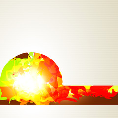 Poster - Bright vivid abstraction. Color vector pattern