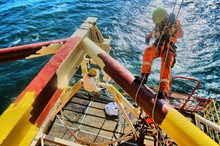 Rope Access Offshore Painting