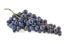Purple Grape Isolated On A White Background
