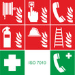 Brandschutz Piktogramme DIN EN ISO 7010